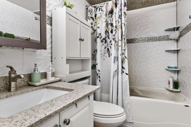 Shared Bathroom - (FOR MALE) Private room for rent in a shared condo unit at Massey Square