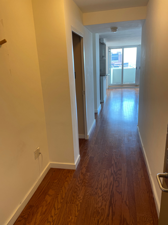 View of entryway to apartment - Studio apartment with balcony overlooking Washington Square Park on 25th floor