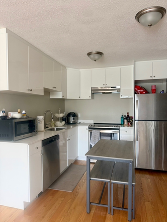 RENOVATED KITCHEN - Renovated 2BR in Mission Hill near the T, furnished, $1475/mo, July-Aug, FREE street parking
