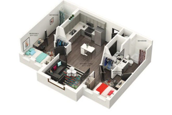 floor plan - The Current Orlando