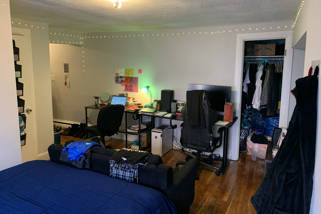 Bedroom-Livingroom - ST MARY'S T STOP AUDUBON CIRCLE STUDIO  KESWICK ST MOVE IN JUNE 1 Apartments