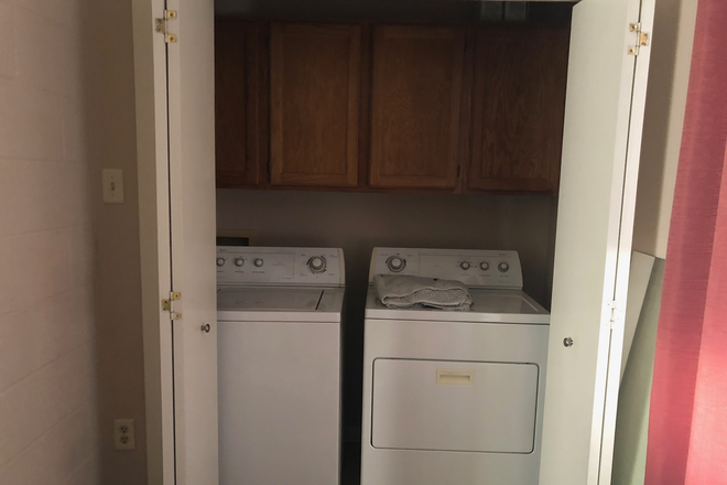 In-unit washer and dryer (in second bedroom) - House in Southdowns neighborhood