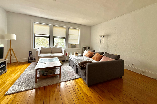 living room - NO FEE! North Brookline 3 bed, pet friendly for 8/1