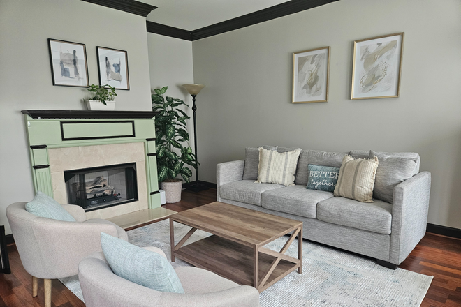 Living Room - Suburban Student Living [Utilities & Furniture Included] Townhome