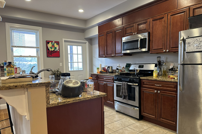 Kitchen - 3BR/1BA: Central Air + In-Unit Laundry + Private Deck Apartments