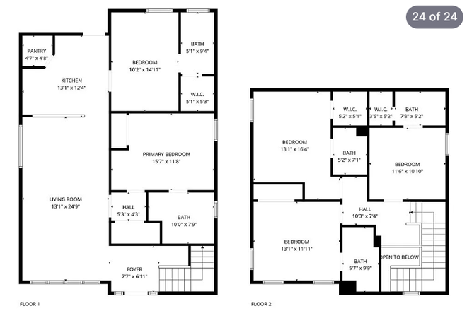 Floorplan - 5x5 furnished house close to campus