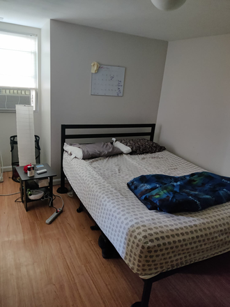 alcove/bedroom (furniture for descriptive purposes only) - 1 room and office space available in 4BR-2bath house in East Cambridge