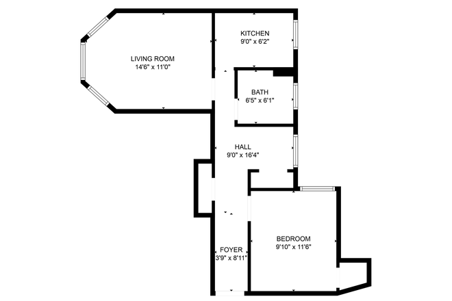 Floorplan - Pet-friendly no fee Comm Ave 1 bed! HT/HW incl, right near BU. Ref #80562530 Apartments