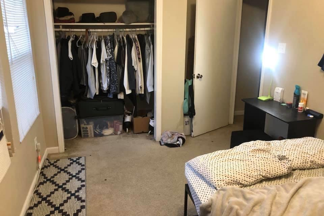 Bedroom - pic taken by former tenant - 2BR 1.5BA House in Museum Area $1100