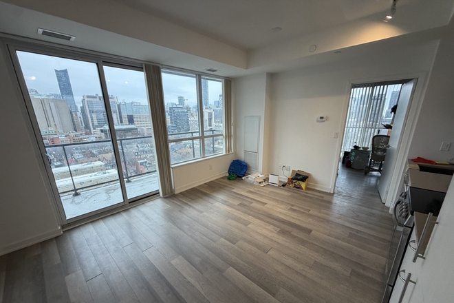 Living Area 1 - 2 Bed + Den, 2 Bath Condo | Ensuite Room w/ Private Balcony & Bathroom | 4-Month Sublet