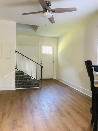 Entrance - Stairs leading to laundry-room - Studio Efficiency South Mount Pleasant | Available May 16, 2026 Apartments