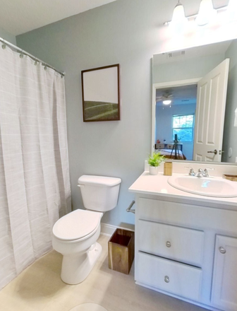 Bathroom - The Flats at The Pier near Clemson Apartments