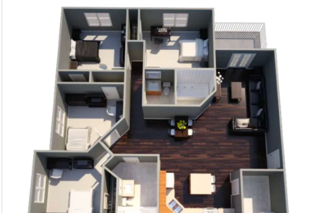 Floor Plan - Relet for Spring 2026 (Village West) Apartments