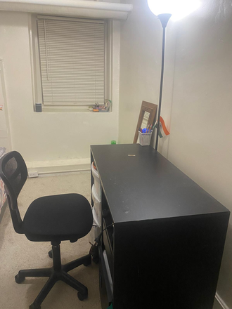 Bedroom Desk and chair - Baltimorean Apartments, close to Homewood Campus
