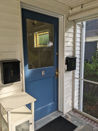 Apartment Entrance - Upstairs Unit in Two-Family House
