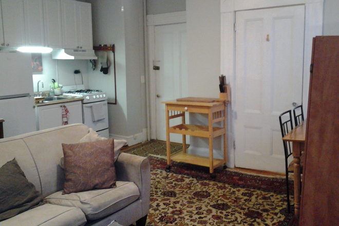 Kitchen/Living room, Dining/Study - ROOMS  with  VIEWS:   Beautiful mid-Cambridge neighborhood Apartments