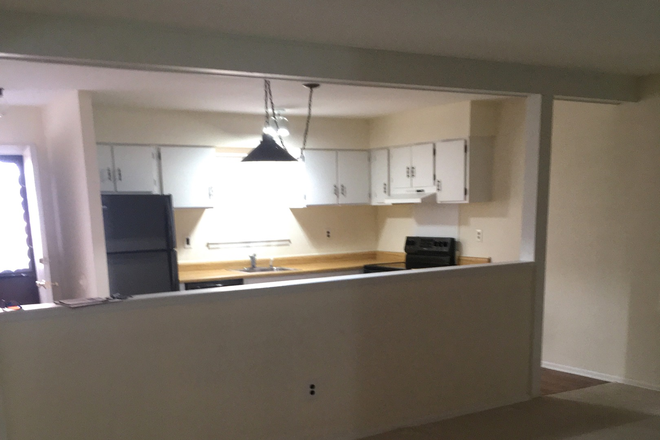 Living room and kitchen - 1BR condo-Meadow Woods Lane-Lawrenceville