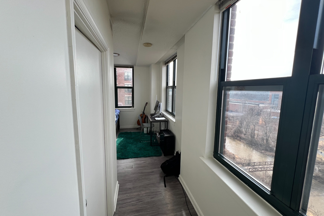 Bedroom - Summer 2026 - University View Apartment Sublet (Large Room, 3 Windows w/ Campus View)