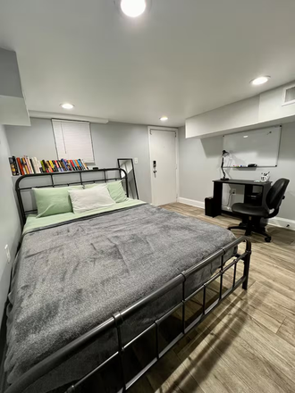 Bedroom area - MODERN BASEMENT STUDIO APARTMENT