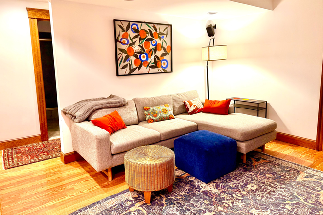Living room - Beautifully Furnished 2 Bedroom Directly Adjacent to Tufts Campus
