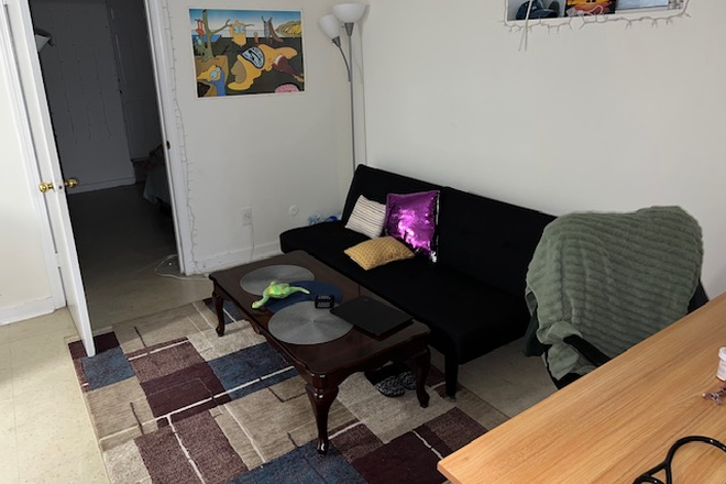 Visit hubrealtyproperties.com - Mission Hill, 1 bedroom with updated kitchen, basement level, on green line T Apartments