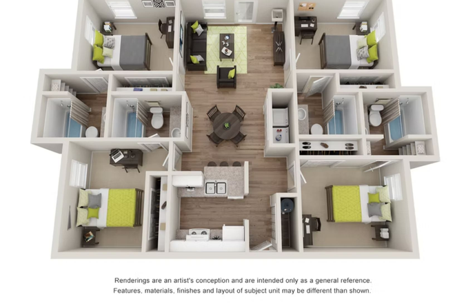 Floor Plan - Sublease at The Landings at Chandler Crossings