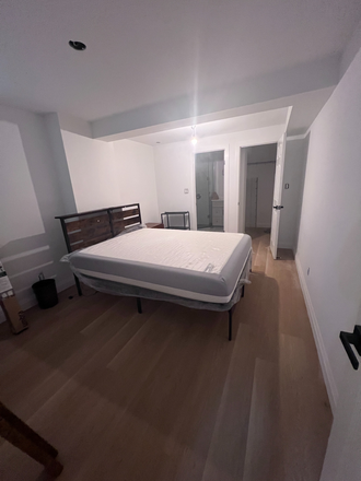 Bedroom #1 with ensuite bath - Fully furnished - brand new separate entrance suite.  3 bed, 2 baths