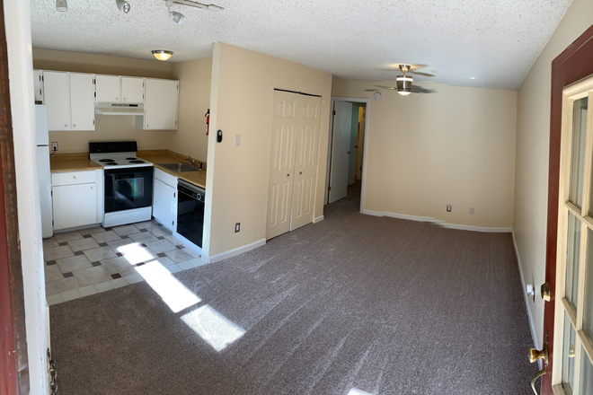 Entry to Living Room and Kitchen - 1 Bed in Wimbledon Apartments in Boulder