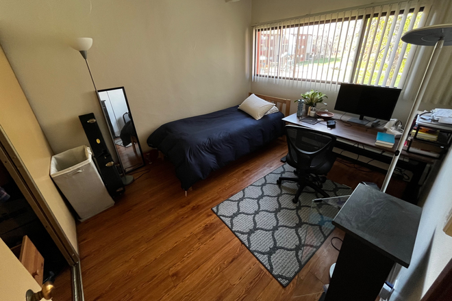 Your bedroom 10ft x 12ft (top left in floor plan) - Need Roommate for Newton Court Two Bedroom Flat Apartments