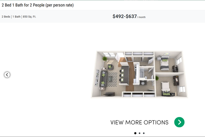 floor plan - Sublease May-August at Campus hill