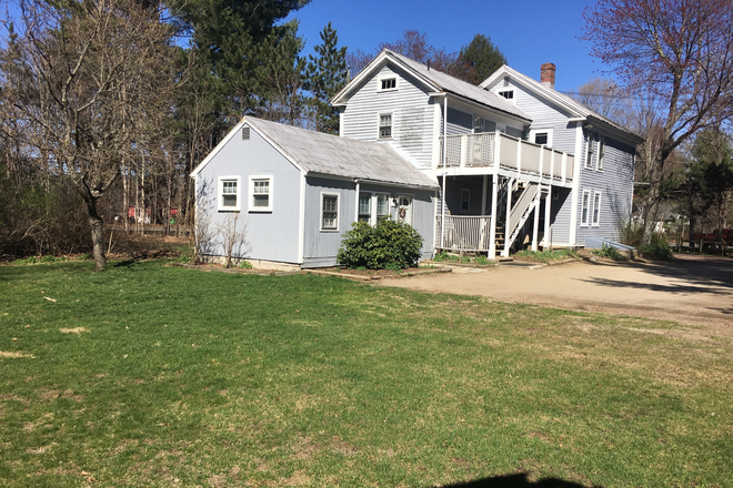 View from Backyard - Charming 2 BR apt, on bus route, yard, off-street parking