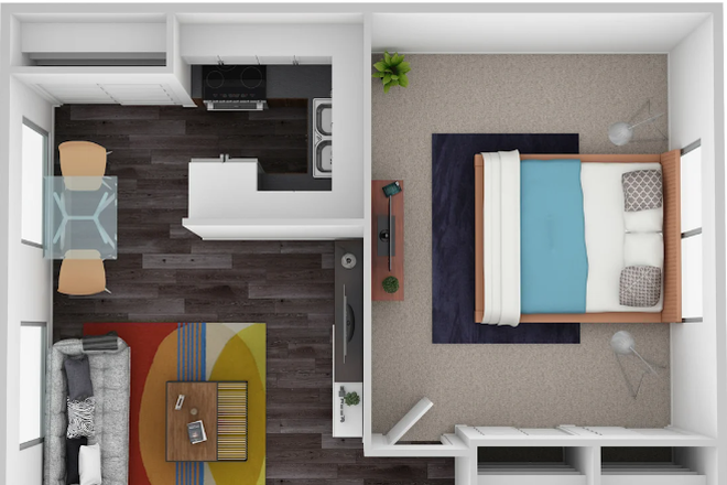 Floorplan - Highland Terrace Apartments