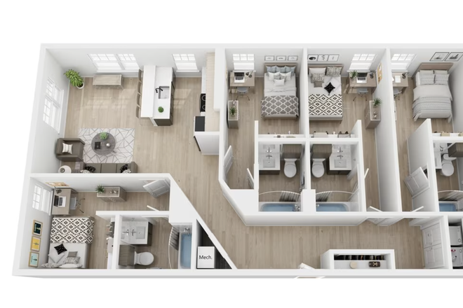 Floor Plan - Fieldstone Slate Apartments