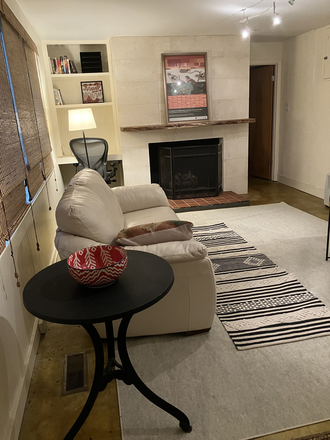 Living room - Treetop Furnished Apt near Botanical Garden