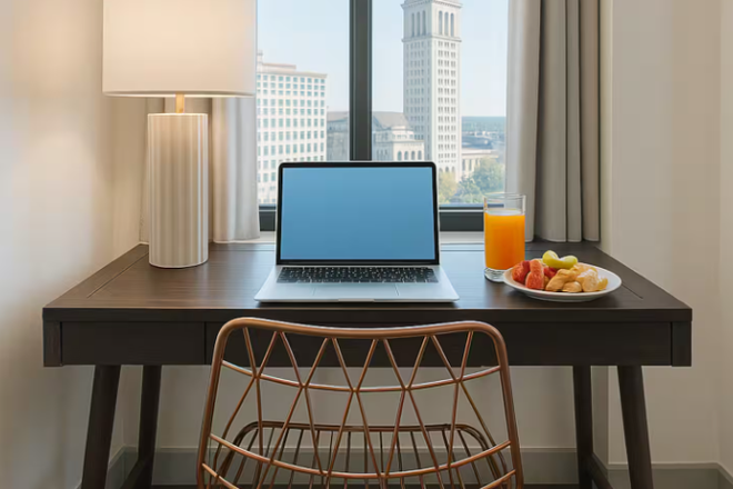 Dedicated Workspace - XL Center 1-BR Condo|DWNTN Hartford|Easy Parking