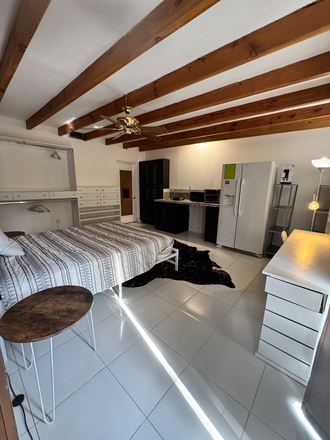 full size frig and brand new kitchenette - MODERN & NEW- PRIVATE- NOT SHARED 1BdRm  / 1Bth UNIT -you can walk to FIU MMC Condo