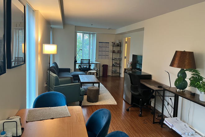 Lounge - 1BR/1BA HBS Walk-to-Class: Furnished, Utilities Included - 1 Western Avenue (OWA) Apartments