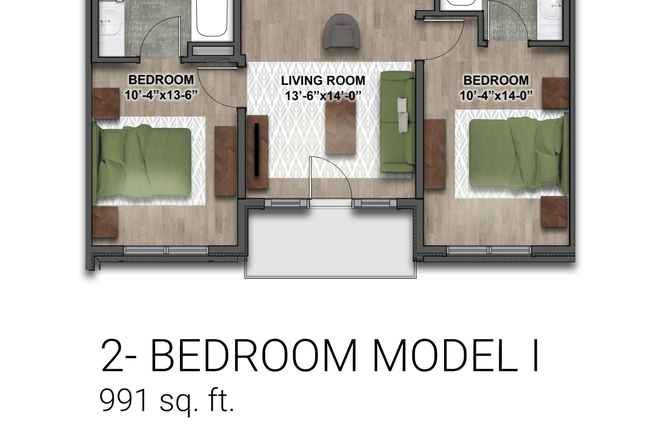 Complete Floorplan - The Eden Apartments