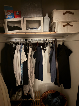 Closet - Furnished sublet 2 green line stops from campus. Beautiful king bed. Apartments