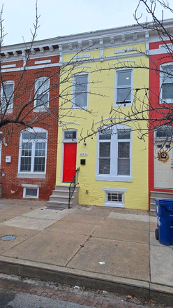 Outside Street View - Town Home 2BR 2.5BA & Office, Fully Renovated - Few Blocks from JHMI