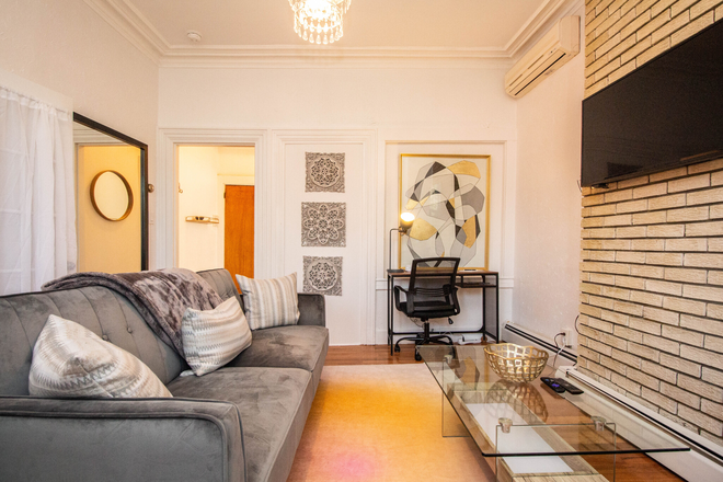 Living Room - WAS2823 Cozy 1-Bed, 1-Bath in Brookline, MBTA Apartments