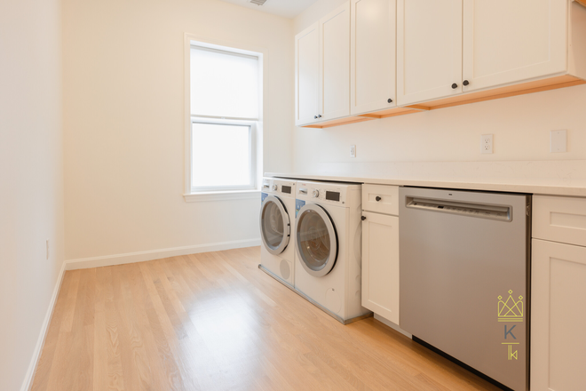 kitchen - Modern Brookline 2 bed/2 bath with in unit laundry - landlord pays the fee! Apartments