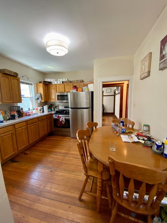 Kitchen - 2 FREE OFF-STREET NON-TANDEM PARKING -- 5 MINS TO BALL SQ. STATION -- Private deck & large backyard Apartments