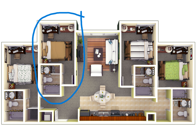 Floor plan - University Village Towers