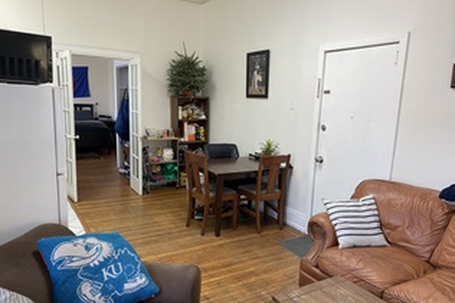 Living room/Kitchen - 224 South 43rd Street Apartments