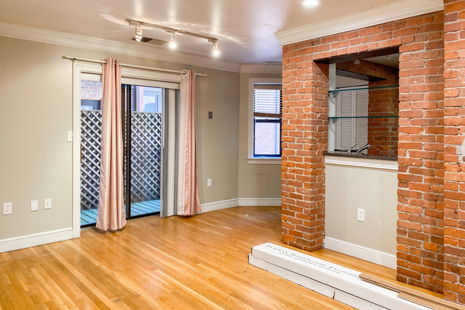 Living Room - Two Bedroom on Gainsborough Street with laundry in unit