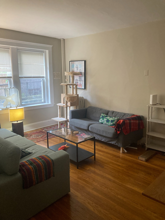 Living room - 1 room avail. in elegant 2-bedroom Porter Square apt