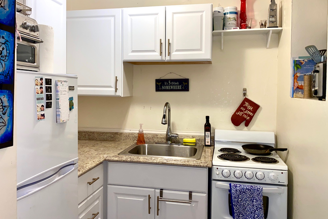 kitchen - Cozy garden level Brookline 1 bed - NO FEE! Apartments