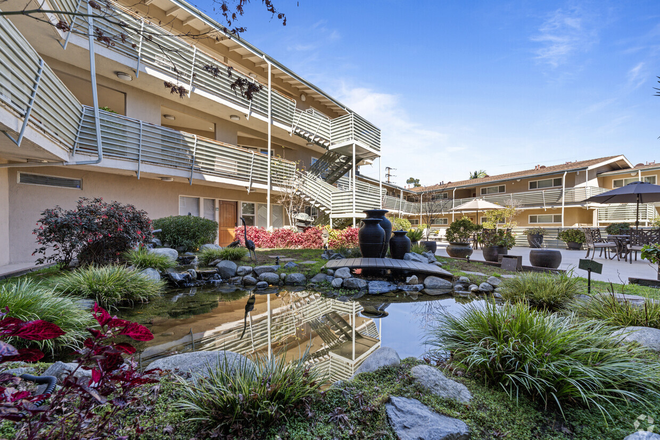 Outside patio View - Palm Garden Apartments