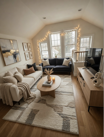 Living Room - No Broker Fee! Convenient location walking distance to Boston College Apartments